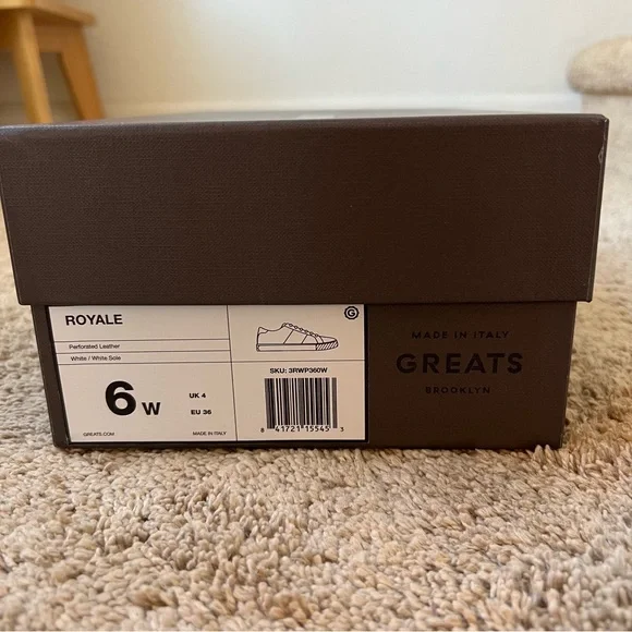 GREATS Royale Perforated Leather Sneakers - Picture 10 of 10